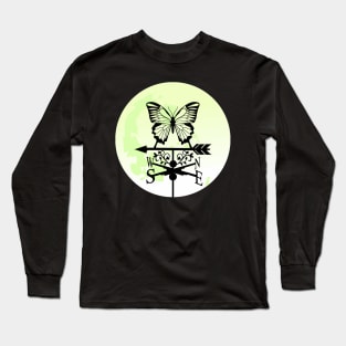 butterfly silhouette Long Sleeve T-Shirt